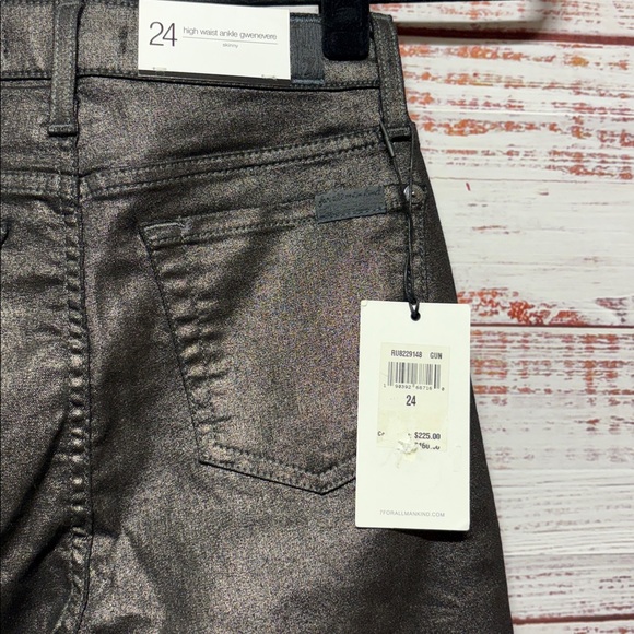 7 for All Mankind High Waist Gwenevere Skinny Ankle Pants - Picture 5 of 8